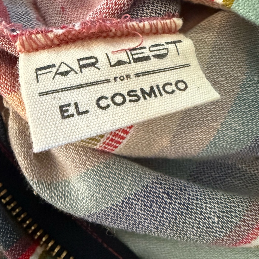 Far West Duvet Cover El Cosmico Aztec Stripe King- 103x86 In Never Used - Picture 8 of 9